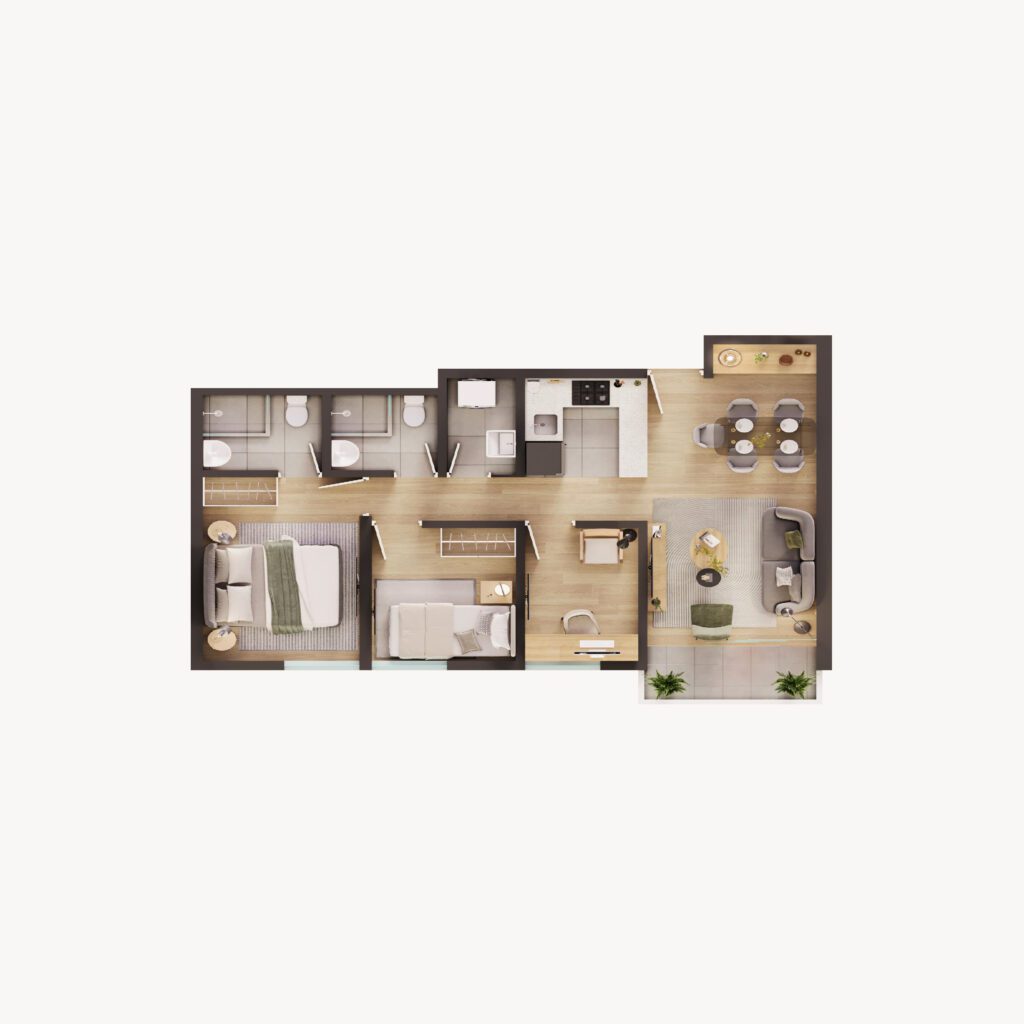 Plano de departamento 6