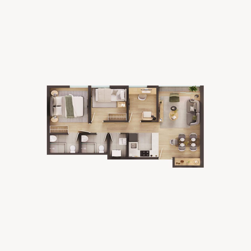 Plano de departamento 1