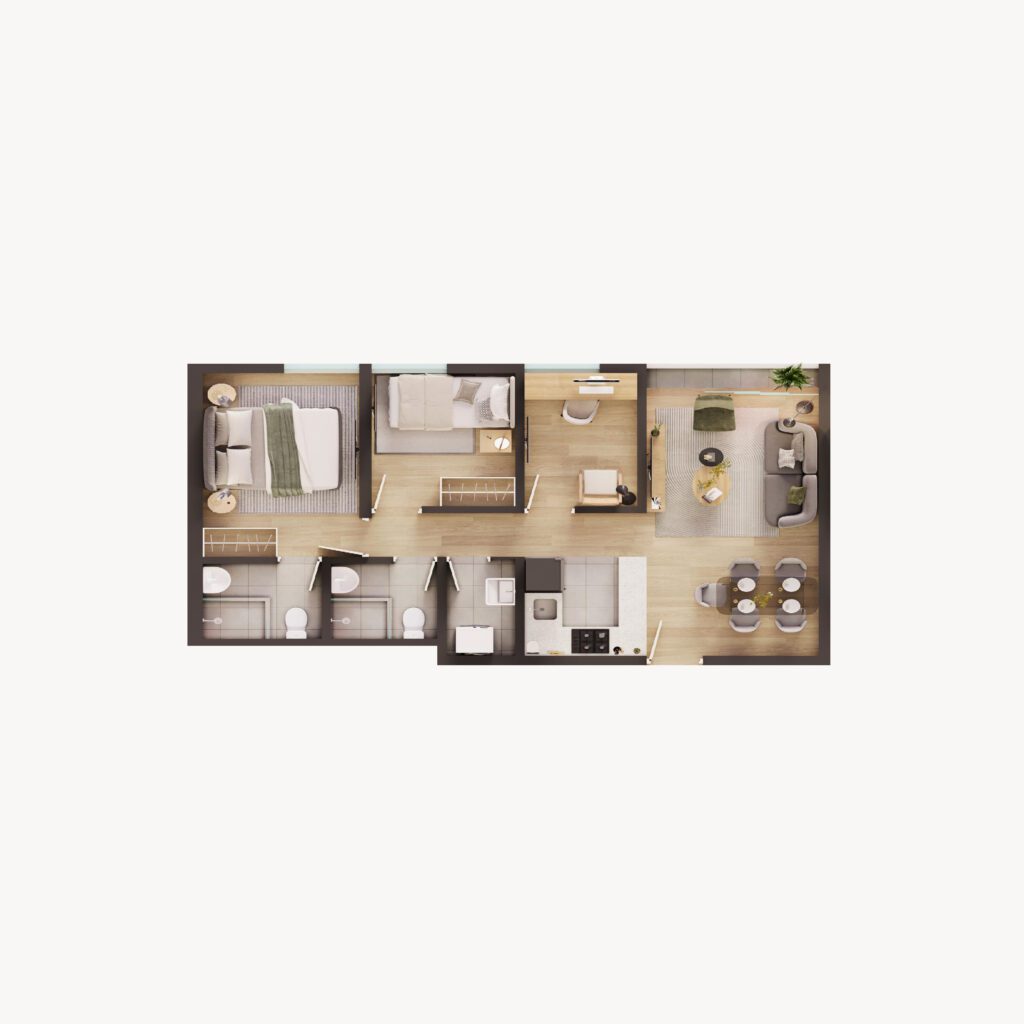 Plano de departamento 7