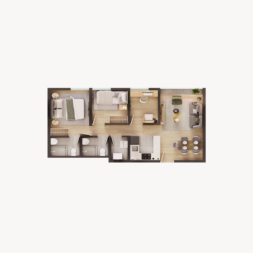 Plano de departamento 9