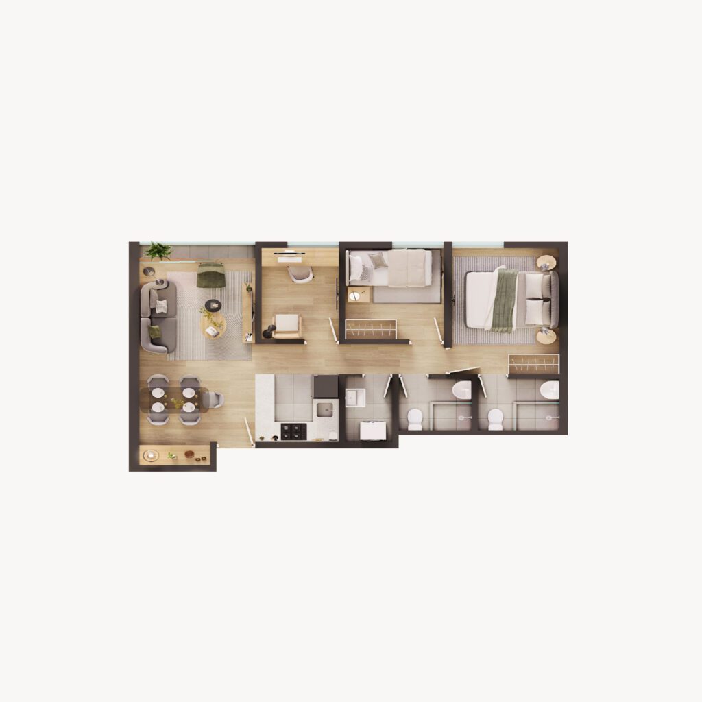 Plano de departamento 3