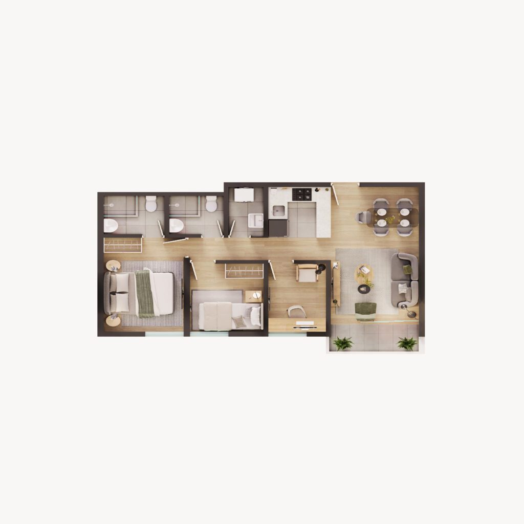 Plano de departamento 4